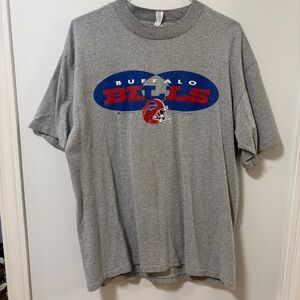 Vintage Nfl Buffalo Bills football single stitch T-shirt size large grey Canada